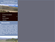 Tablet Screenshot of derecho-ambiental.org
